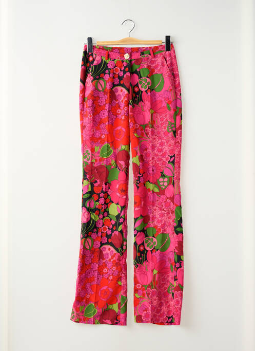 Pantalon drept roz MORGAN femeie