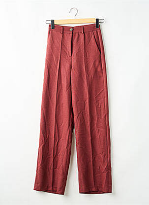 Pantalon larg roșu ASTRID BLACK LABEL femeie