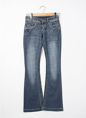 Blugi bootcut albastru GET INFECTED femeie