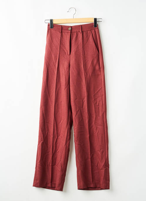 Pantalon larg roșu ASTRID BLACK LABEL femeie