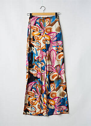 Pantalon evazat multicolor ASTRID BLACK LABEL femeie