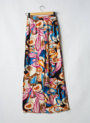 Pantalon evazat multicolor ASTRID BLACK LABEL femeie