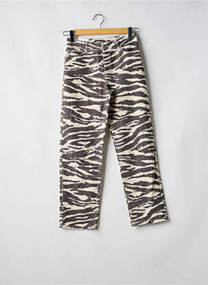 Pantalon drept maro VILA femeie