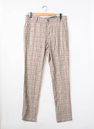 Pantalon drept bej BRUCE & BUTLER  bărbat