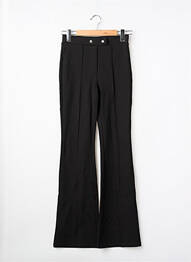Pantalon evazat negru MANGO femme