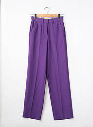 Pantalon drept violet JJXX femme