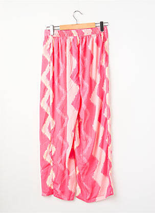 Pantalon larg roz GOLD & SILVER femeie