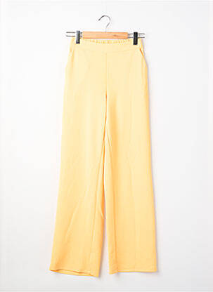 Pantalon larg portocalie VERO MODA femeie