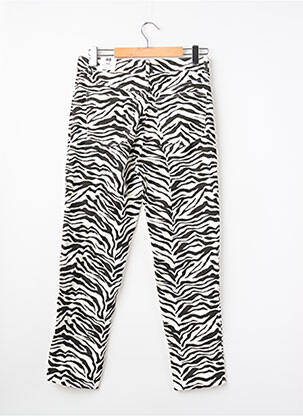 Pantalon drept alb MANGO femeie