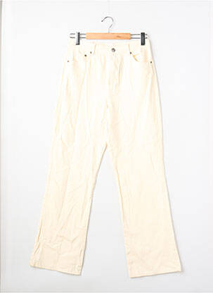 Pantalon drept alb ONLY femeie