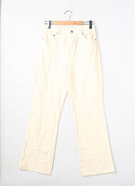 Pantalon drept alb ONLY femeie