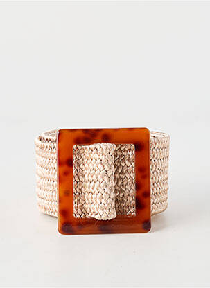 Curea bej PIECES femme