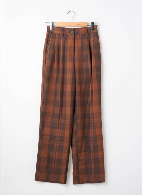 Pantalon drept maro NEON & NYLON femeie