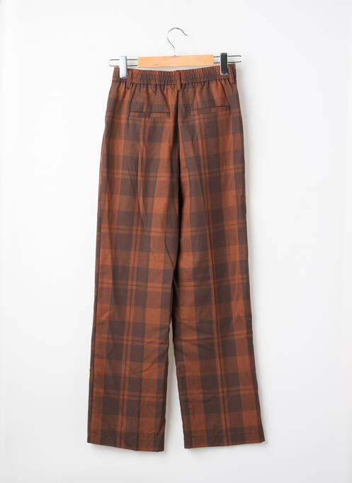 Pantalon drept maro NEON & NYLON femeie