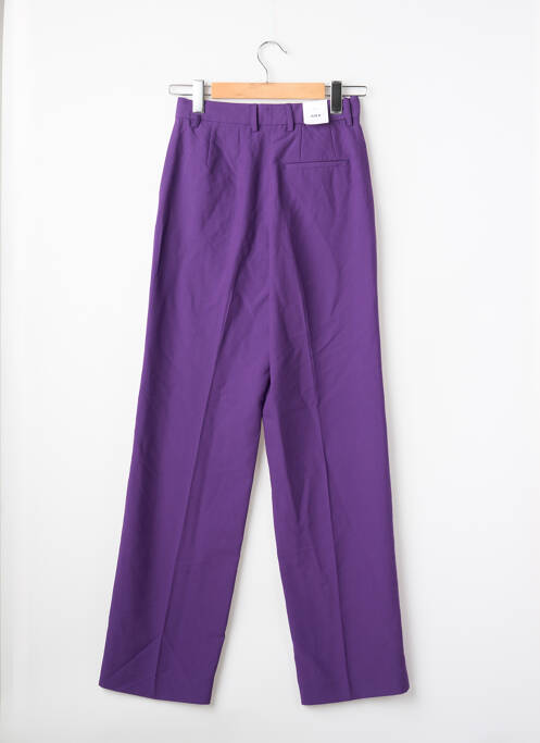 Pantalon drept violet JJXX femeie