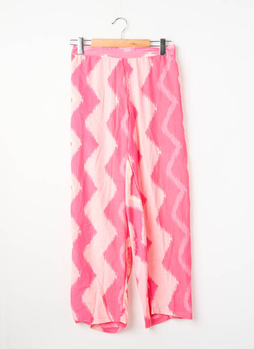 Pantalon larg roz GOLD & SILVER femeie