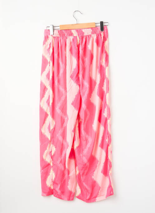 Pantalon larg roz GOLD & SILVER femeie