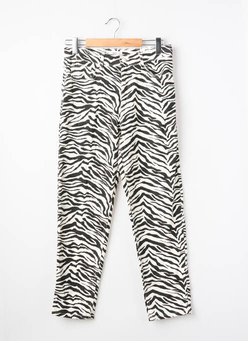 Pantalon drept alb MANGO femeie