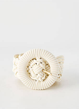 Curea alb PIECES femme