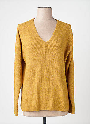 Pulover galben VERO MODA femeie