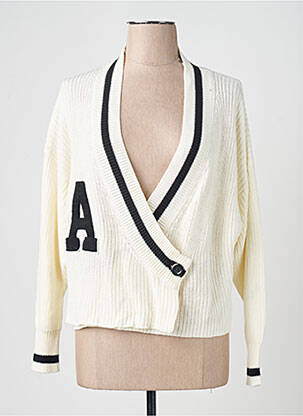 Vestă cu mâneci lungi alb ONLY femme