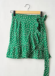 Fustă scurtă verde ONLY femme