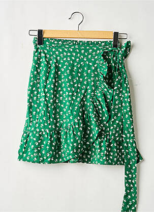 Fustă scurtă verde ONLY femeie