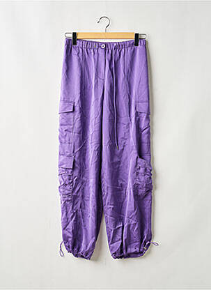 Pantalon cargo violet TALLY WEIJL femeie