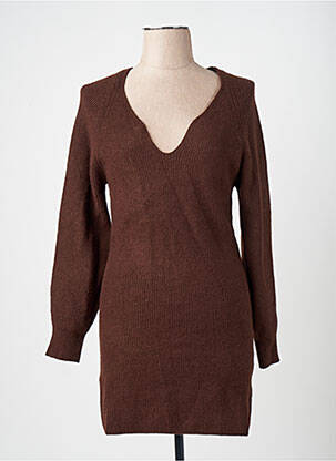Rochie pulover maro MANGO femeie