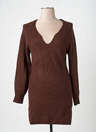 Rochie pulover maro MANGO femme