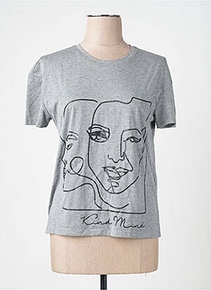 Tricou gri VILA femeie