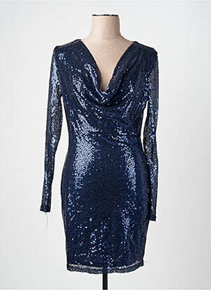 Rochie midi albastru NOOR BY NORA GHARIB femeie
