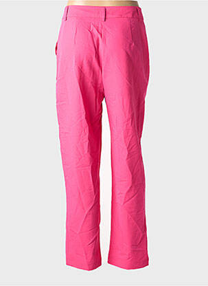 Pantalon drept roz VERO MODA femeie