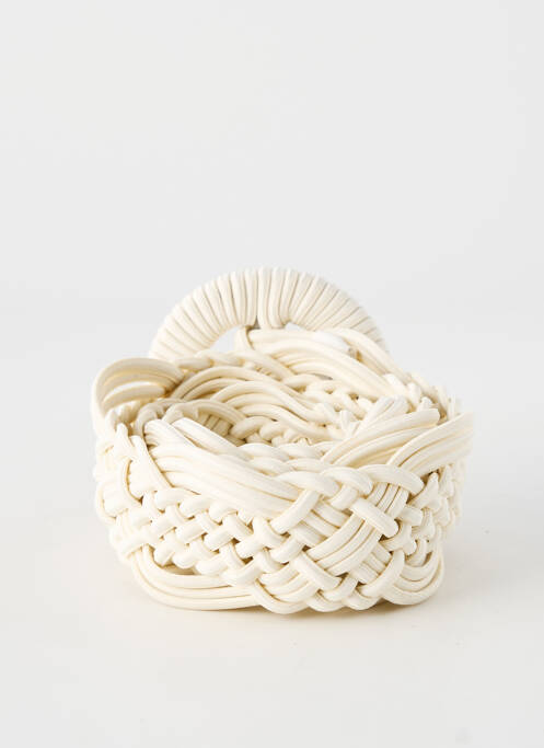 Curea alb PIECES femme