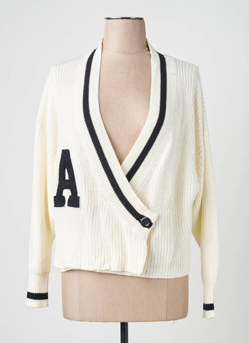 Vestă cu mâneci lungi alb ONLY femme