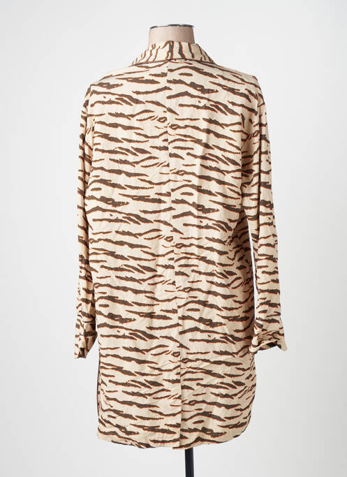 Vestă cu mâneci lungi maro NOOR BY NORA GHARIB femme