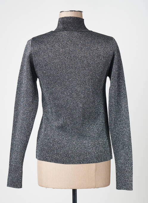 Pulover cu guler înalt argintiu ASTRID BLACK LABEL femme