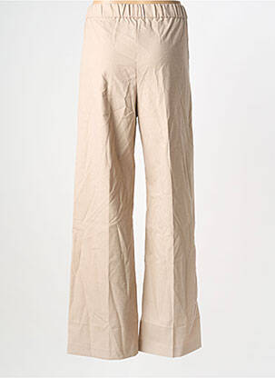 Pantalon larg bej MANGO femeie