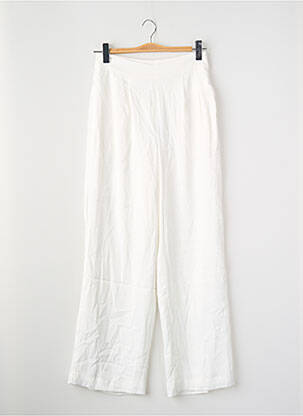 Pantalon drept alb VILA femeie