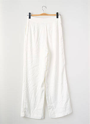 Pantalon drept alb VILA femeie