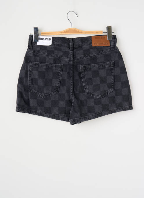 Șort negru NEON & NYLON femme