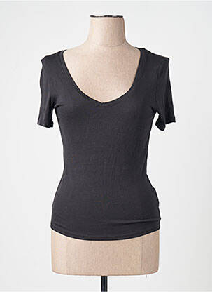 Tricou negru HAILYS femme