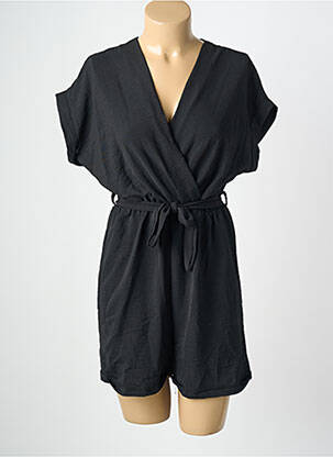 Salopetă scurtă negru HAILYS femme