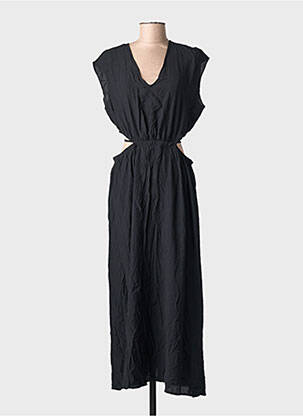Rochie lungă negru MANGO femeie