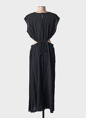 Rochie lungă negru MANGO femeie