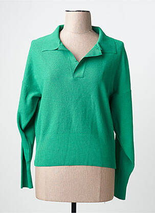 Polo verde ASTRID BLACK LABEL femme