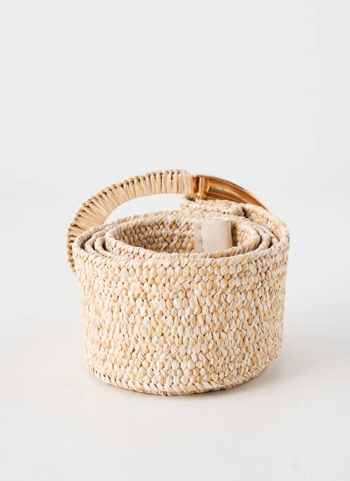 Curea bej PIECES femme