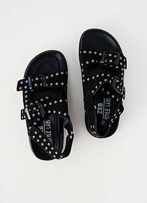 Sandale/pantofi decupați negru ZEB STYLE LAB  femme