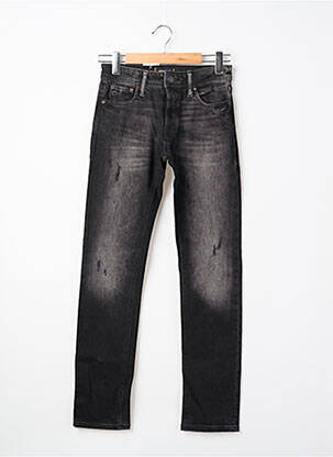 Blugi cu croială slim negru JACK & JONES bărbat