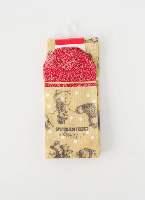 Șosete galben XPOOOS femme